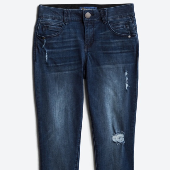 Stitch Fix DEMOCRACY Jeri Ab Solution Skinny Distressed Jean Size 8 - Picture 3 of 4